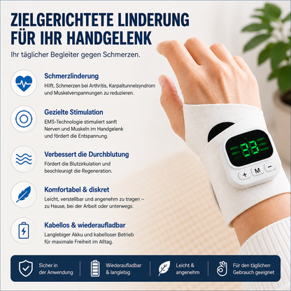 Relivio™ | Das EMS-Gerät für den Komfort Ihres Handgelenks
