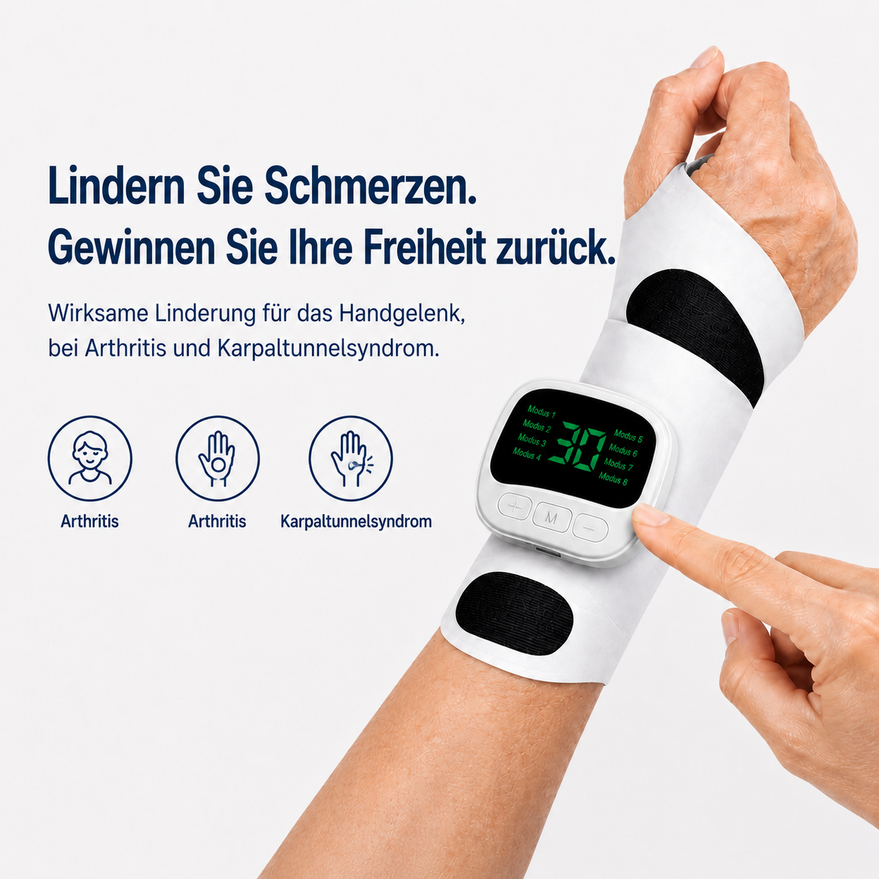 Relivio™ | Das EMS-Gerät für den Komfort Ihres Handgelenks